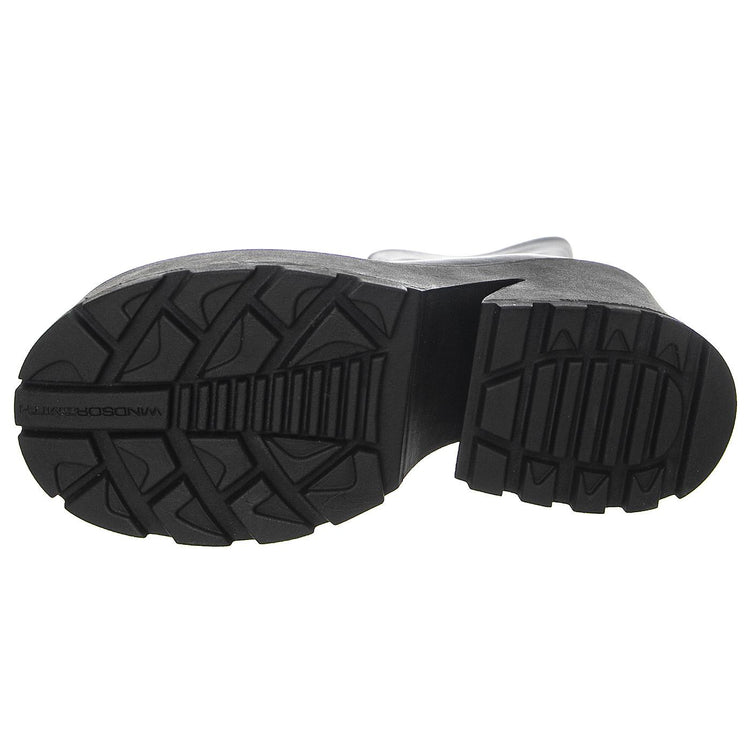 Found Black Stretch Pu - Stivali Donna Neri WSSFOUND-BLK  WINDSOR SMITH 