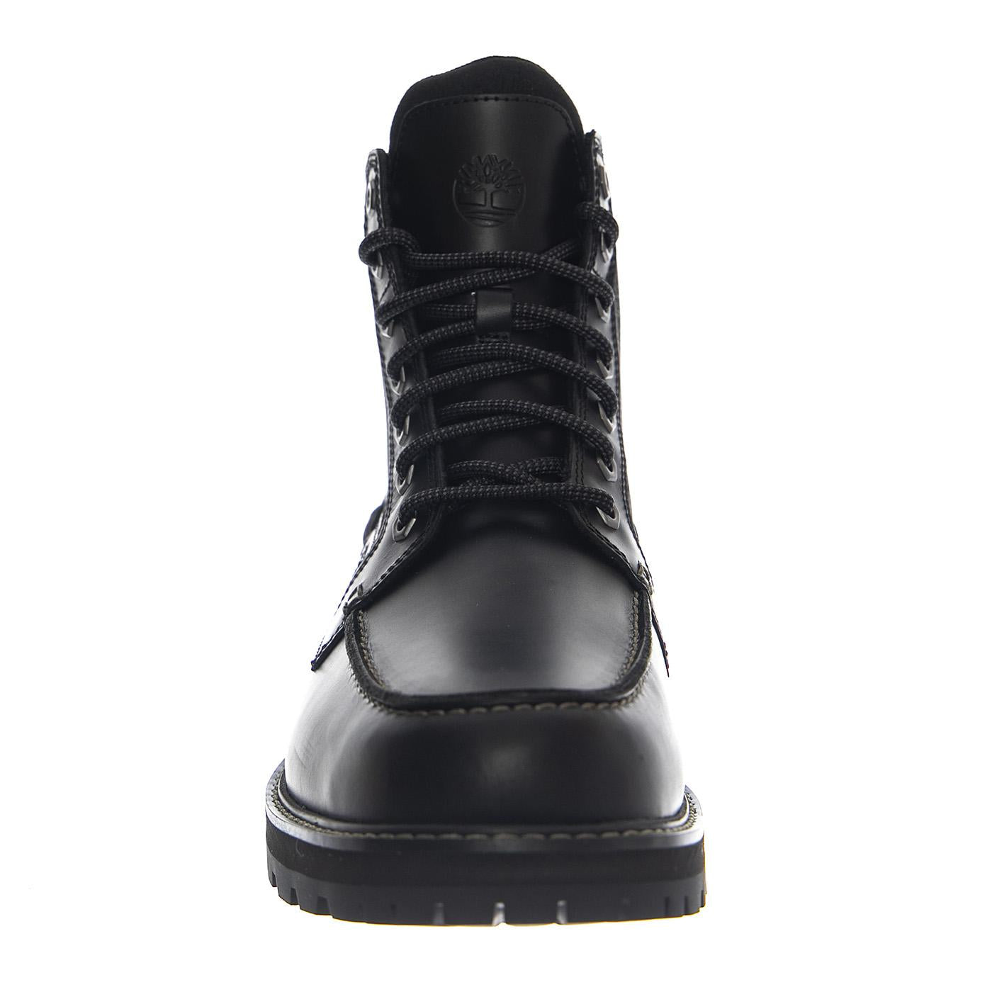 Britton Road Mid Lace Up -- Stivali Uomo Nero Pelle Full Grain TB0A697H W021 TIMBERLAND 