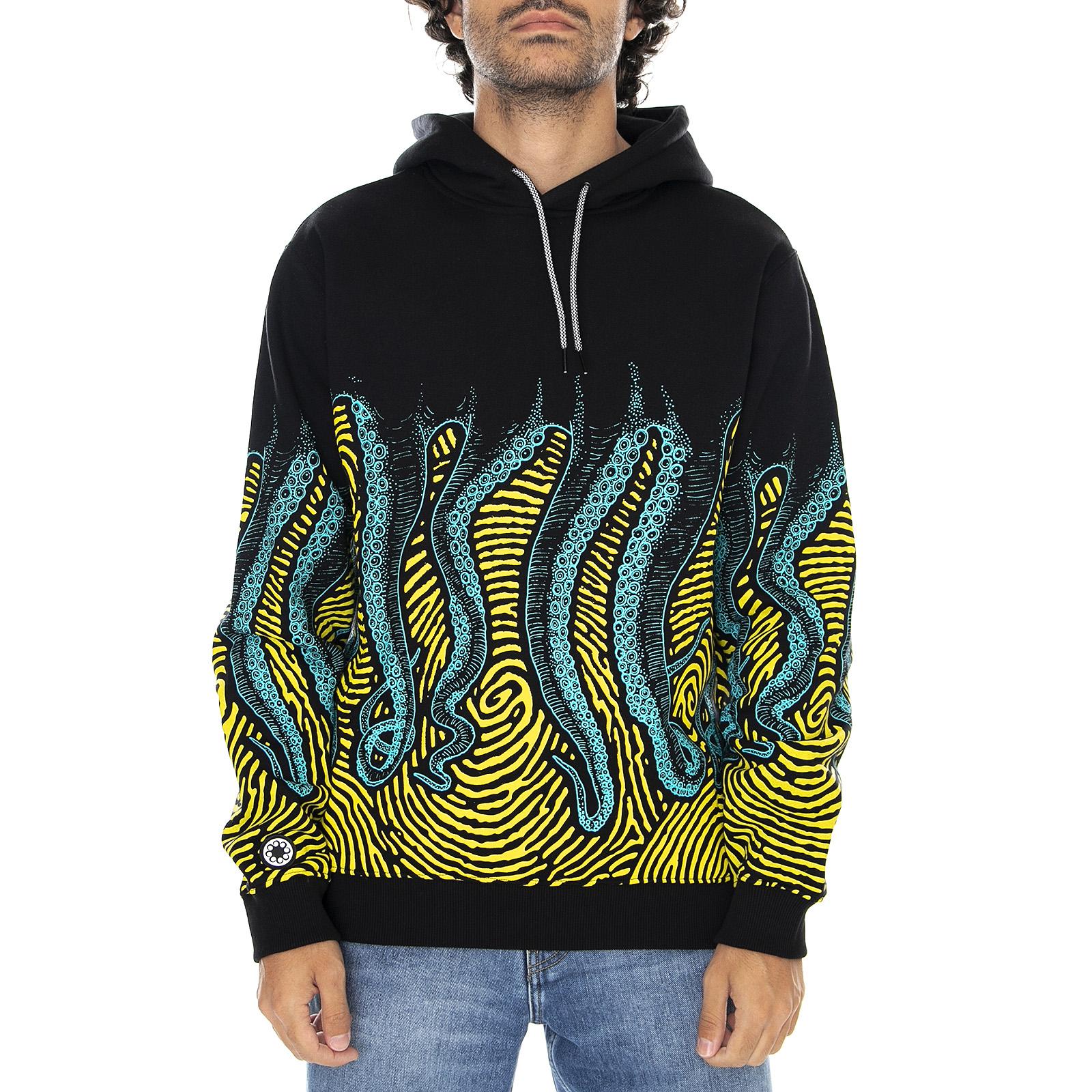  20WOSH25-BLACK-GREEN  OCTOPUS 