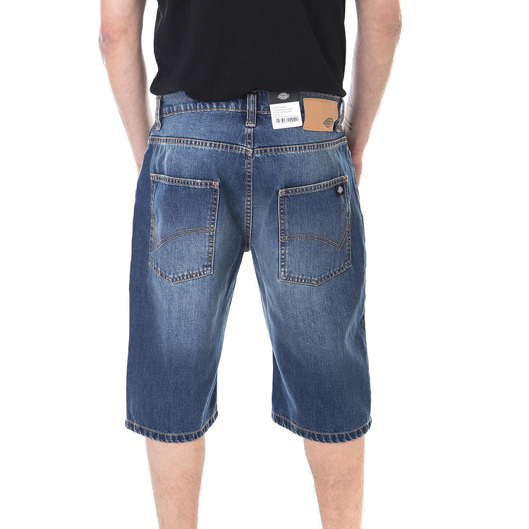 Pensacola Short Mid Blue - Bermuda Uomo Blu 01 240015-MB . DICKIES 