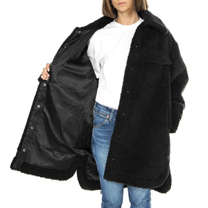 Frankie Uggfluff Shirt Jacket Black - Giacca Donna Nera UGC1144453-BLK  UGG 