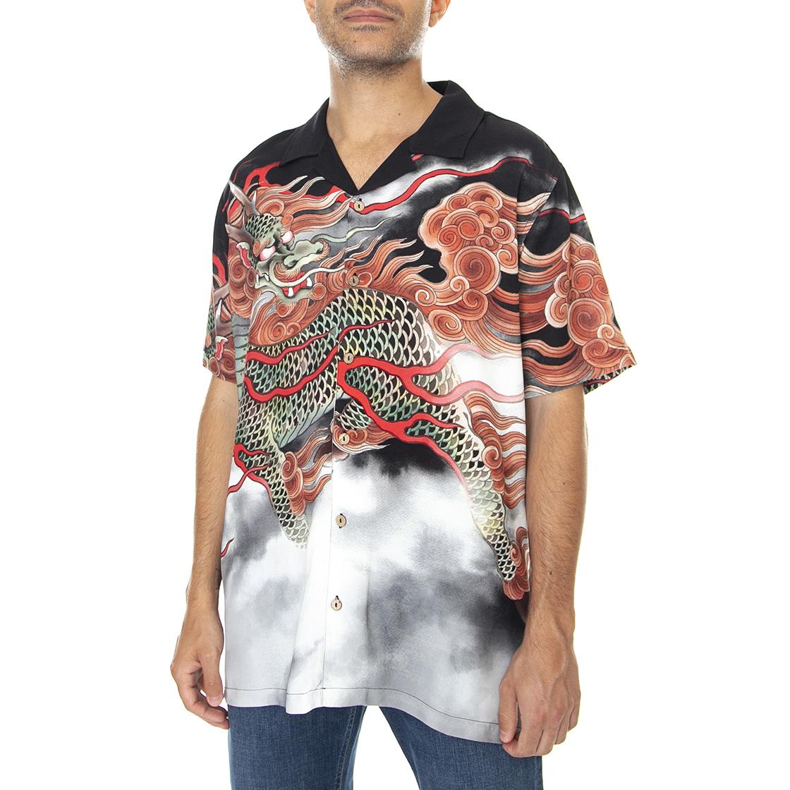 Kirin - Camicia Maniche Corte Uomo Multicolore SHT0049  DOOMSDAY 