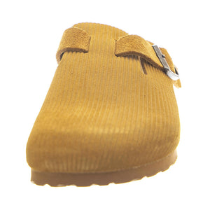 Boston Corduroy Cork Brown, Suede Leather - Sandali Donna Marroni 1025668  BIRKENSTOCK 