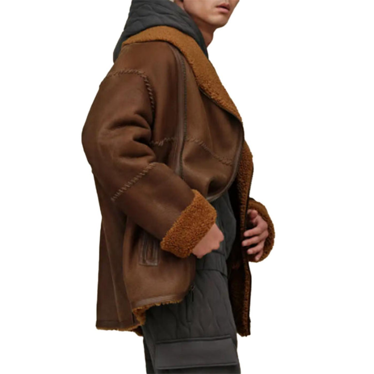 Shearling Coat Regenerate II Cognac - Giacca Uomo / Donna Marrone UGC1158700-COG  UGG 