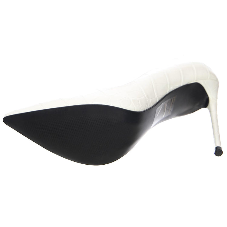  W-PRIN WHT CROCO  STEVE MADDEN 