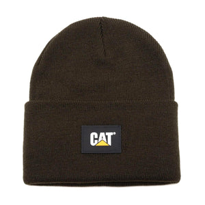 Cat Label Cuff Beanie Army Moss - Cappellino a Cuffia Verde 1090026-10639  CAT 