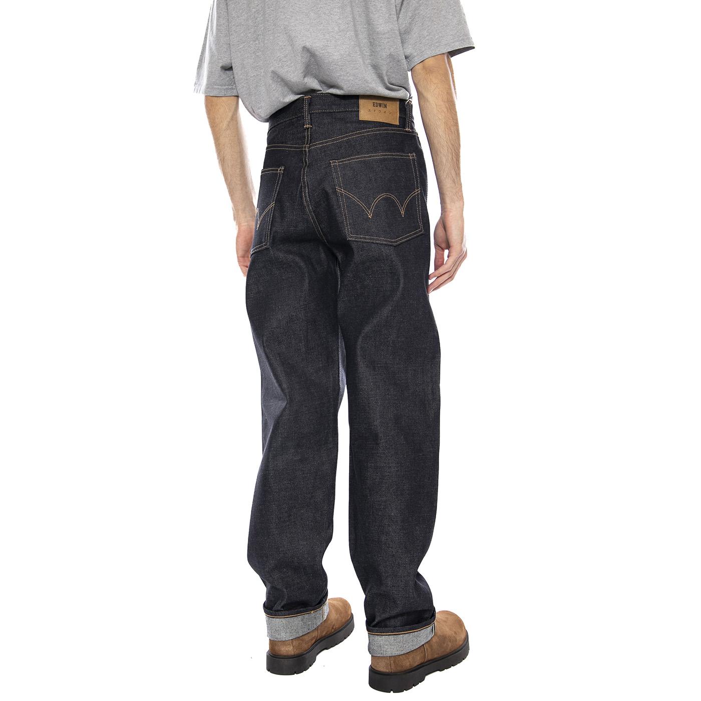 Loose Fit Japan Unwashed -- Pantaloni Uomo Blu I034268. 01.99 EDWIN 