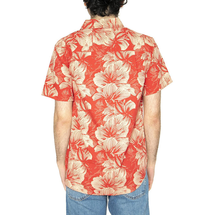 Charter Print S/S WVN - Camicia Maniche Corte Uomo Multicolore 01218-CSROF . BRIXTON 