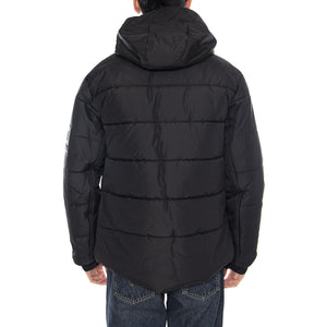 Muster Padding Jacket Black - Giacca con Cappuccio Uomo Nera OGJ027-BLACK . OFF GRID 