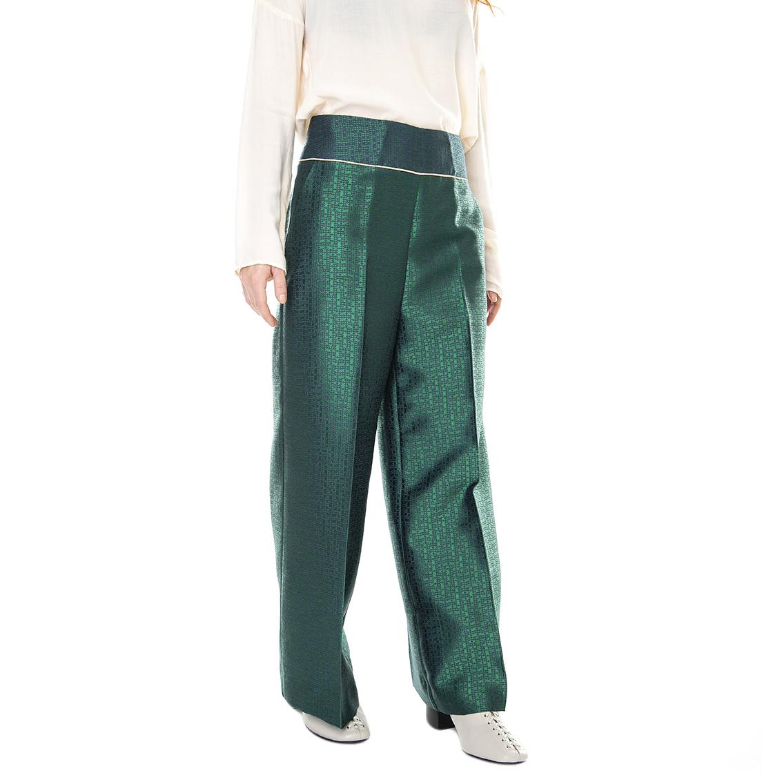 Classic 021SD25028 - Pantaloni Donna Verdi / Foresta / Pavone 021SD25028 -029068-01 . ALESSIA SANTI 
