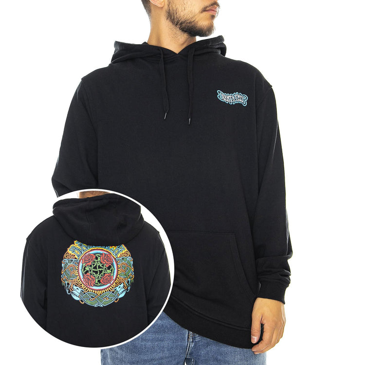  Dressen Roses Hood Black  SANTA CRUZ 