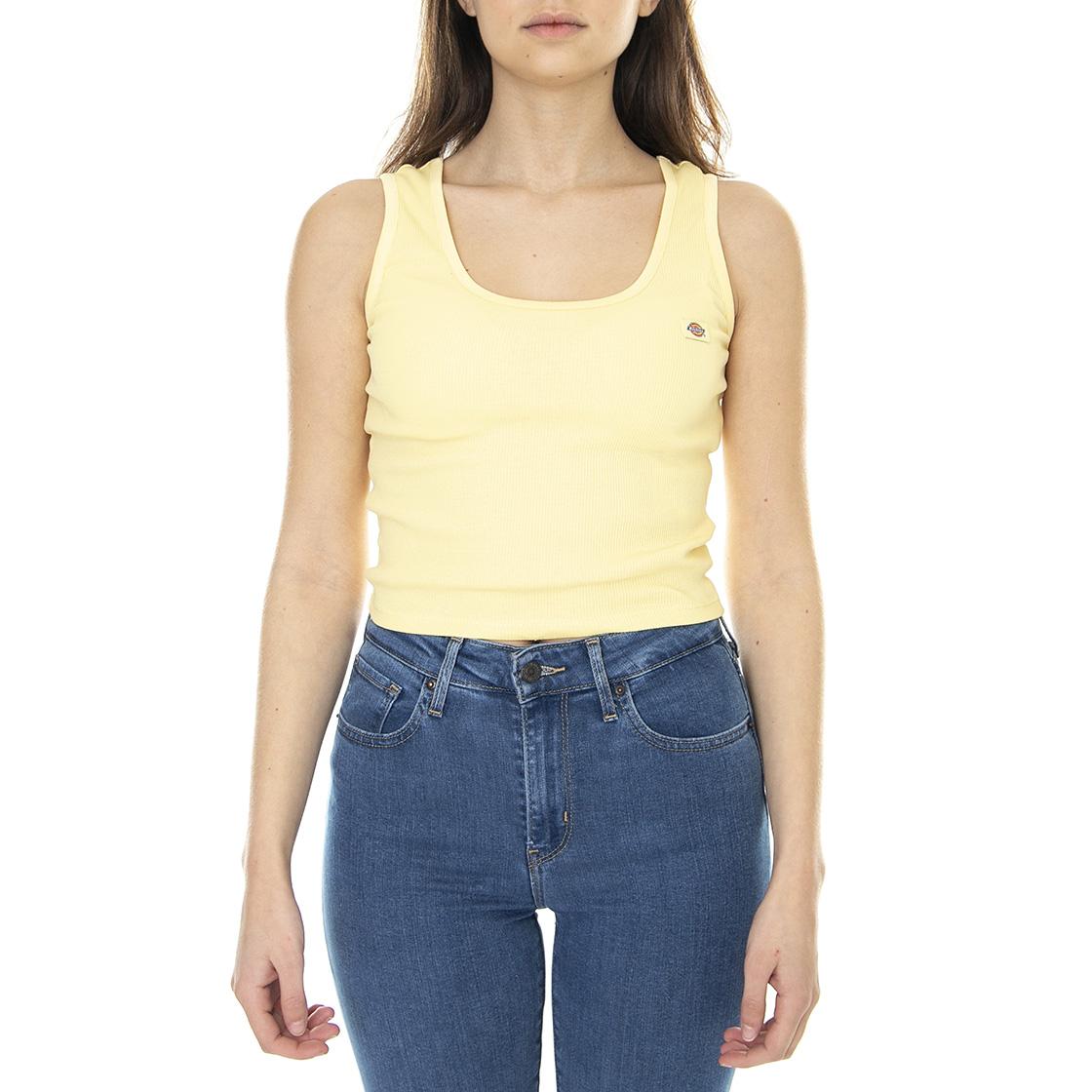 Mapleton - Canottiera / Top Donna Giallo / Pale Banana DK0A4XB9C331  DICKIES 