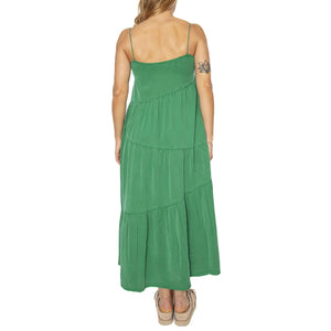 Vestido largo amplio verde - Abito Donna Verde 51W/41220  WILD PONY 