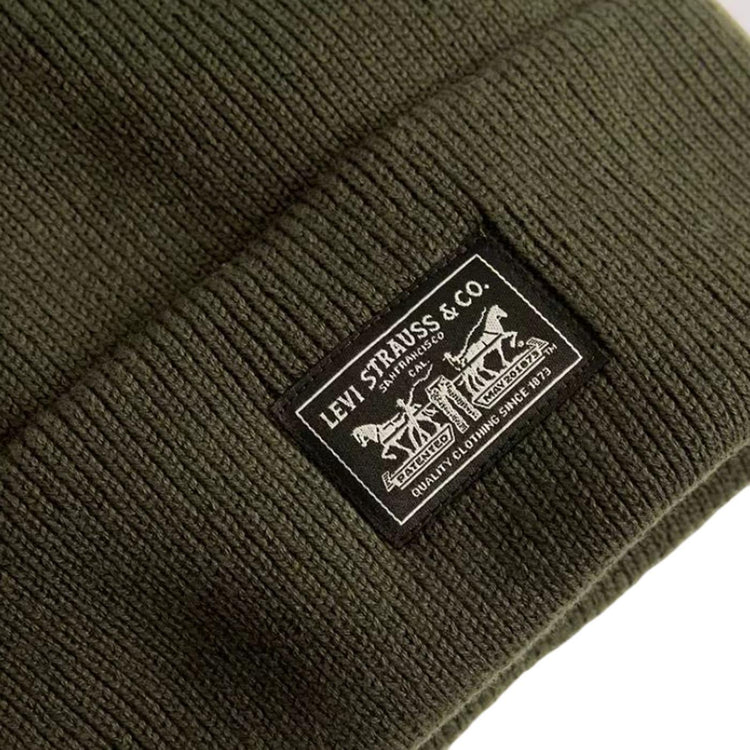 Autunno / Inverno - Backpatch Beanie Duffle Bag Green - Berretto Verde 000J4-0016 . LEVIS 