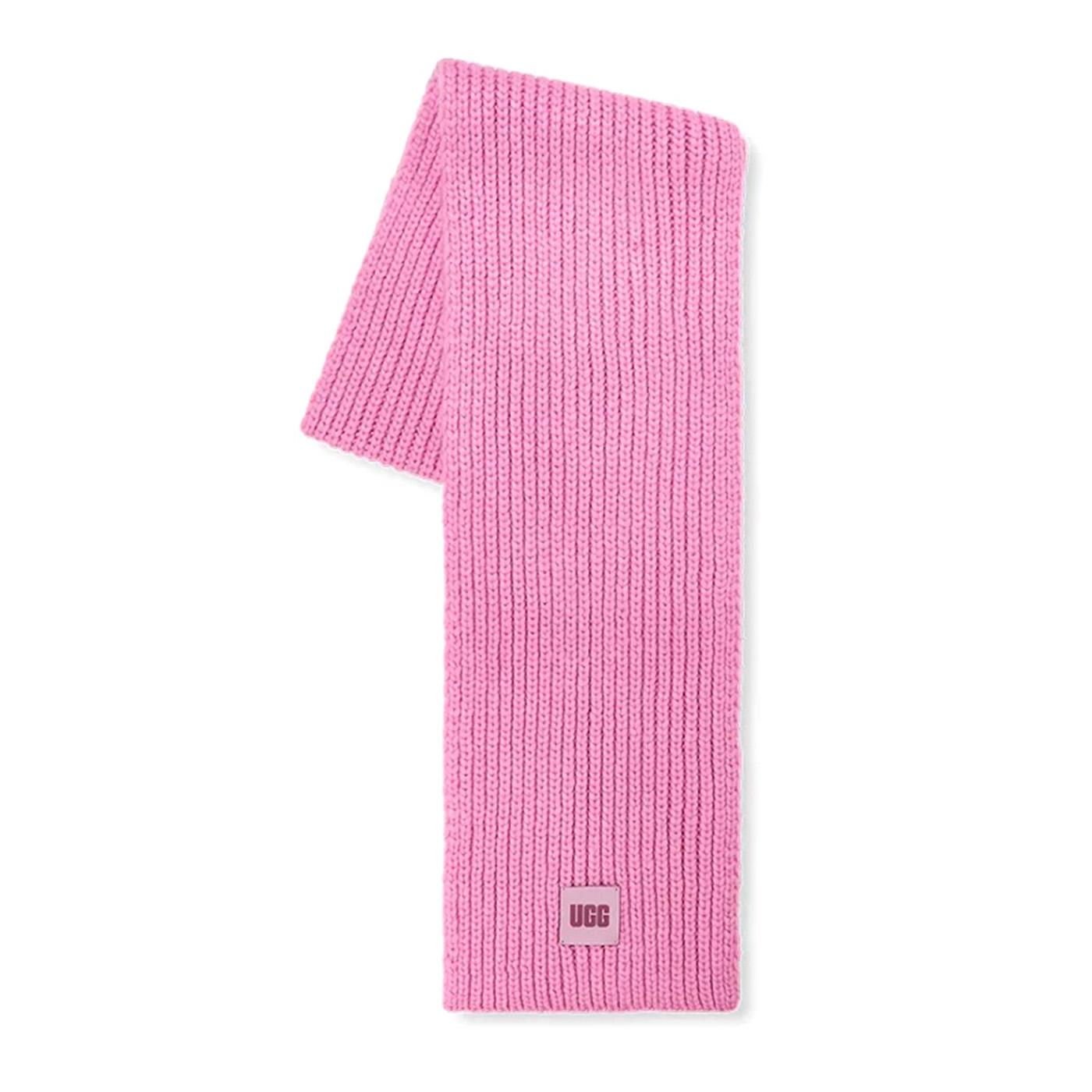 W Chunky Rib Knit Scarf Neon Pink - Sciarpa Rosa 20166-RSQ  UGG 