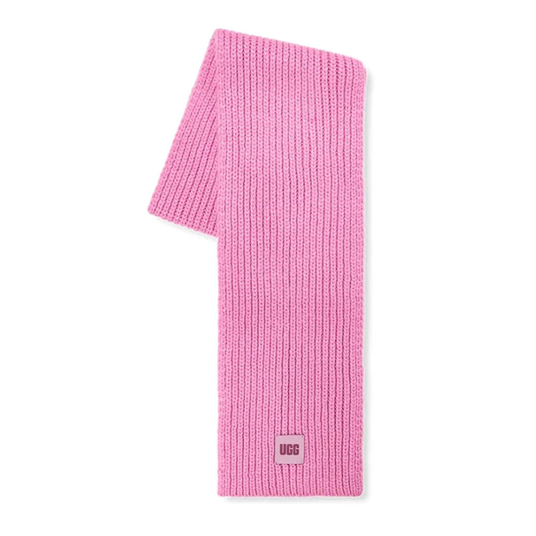 W Chunky Rib Knit Scarf Neon Pink - Sciarpa Rosa 20166-RSQ  UGG 
