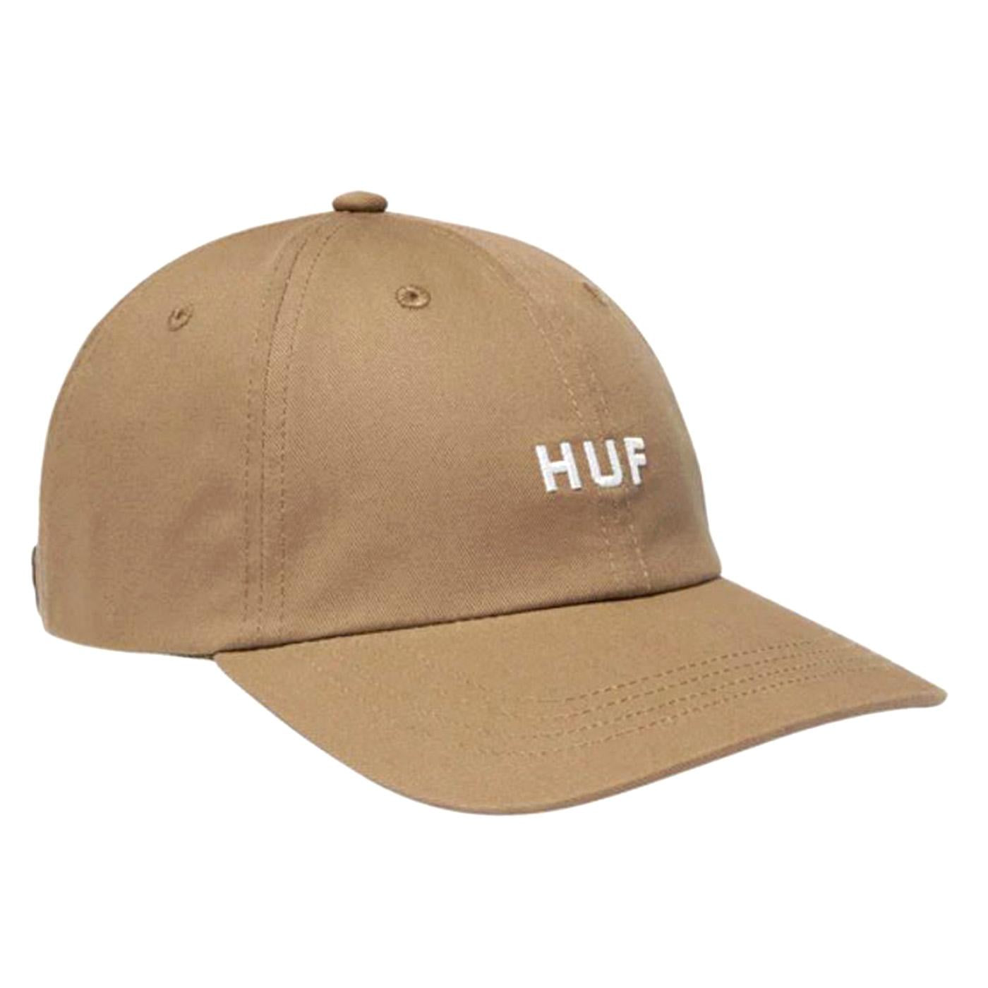 Huf Set OG CV 6 panel Hat Stone - Cappellino con Visiera Marrone HT00716-STONE  HUF 