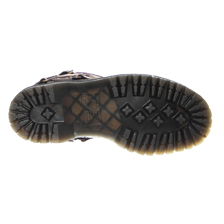 Anistone Hi - Dark Brown / Burnished Waxy Pull Up WP - Stivali Donna Marroni 31901201 . DR.MARTENS 