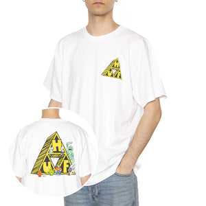 Saturday Morning - Maglietta Girocollo Uomo Bianca TS01756-WHITE  HUF 