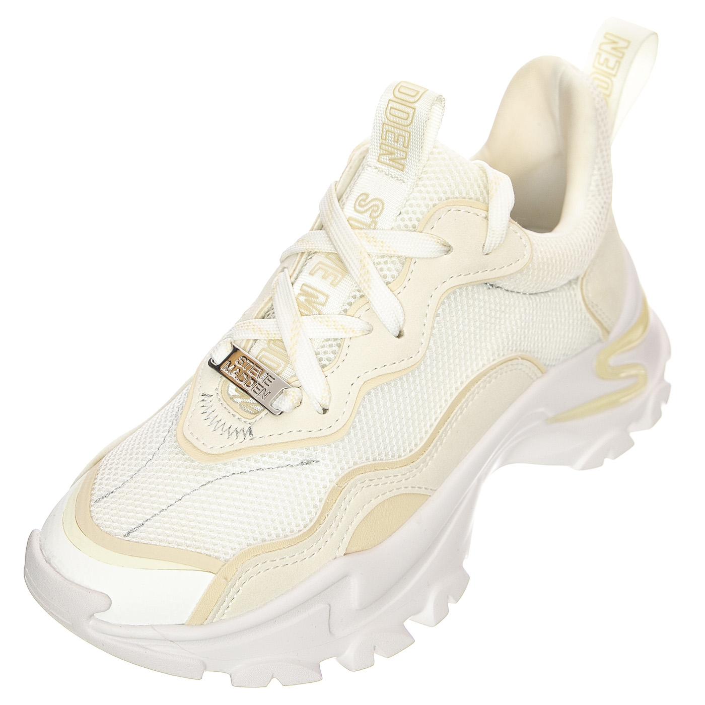 Manerva Off-White - Scarpe Stringate Profilo Basso Donna Bianche SMPMANERVA-OWH  STEVE MADDEN 