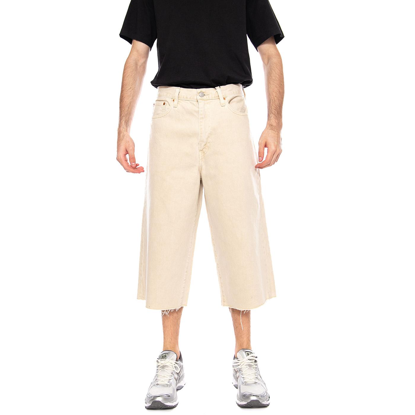 478 Baggy Capri - Ecru Goods White - Pantaloni Uomo Crema 004A8-0002 . LEVIS 