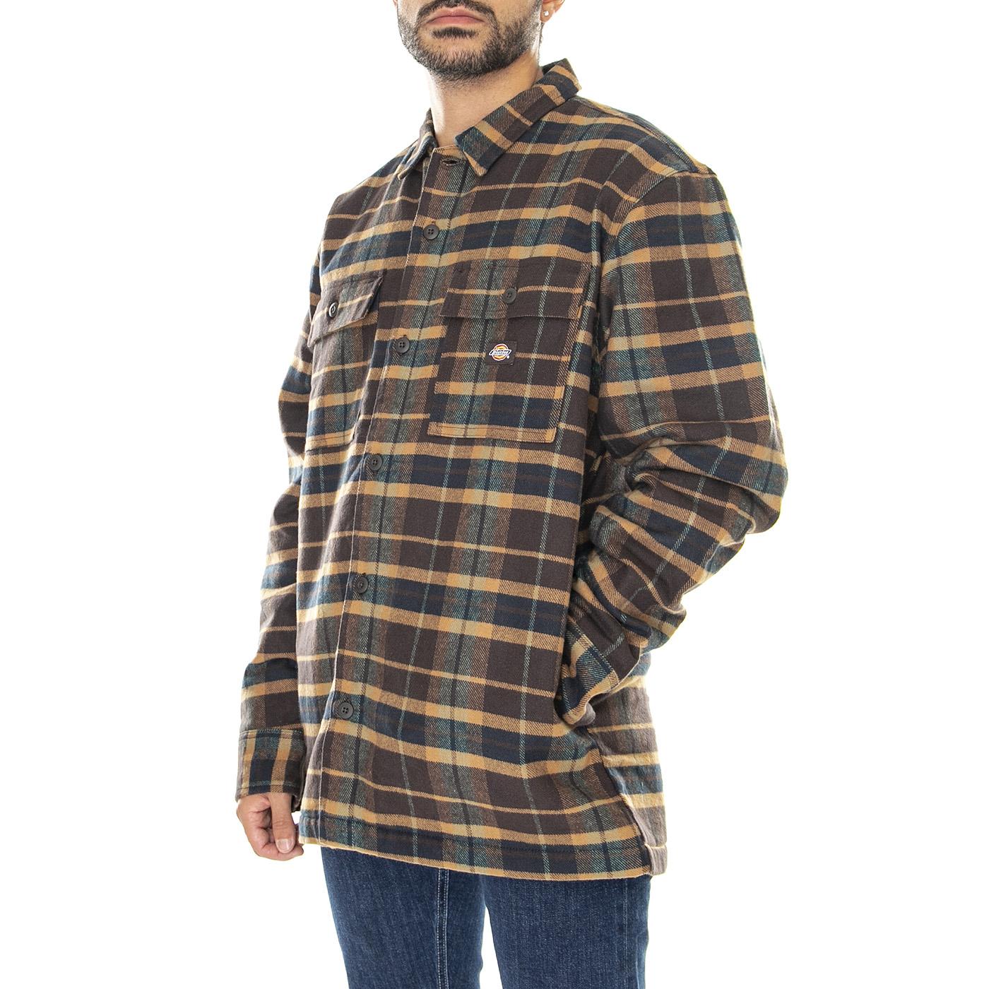 Moulton Shacket Gingerbread - Camicia Uomo Multicolore DK0A4XZSIEX1  DICKIES 