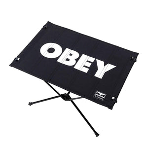 OBEY x HELINOX Table One Hard Black - Tavolo Pieghevole Nero 36218-BLK  OBEY 