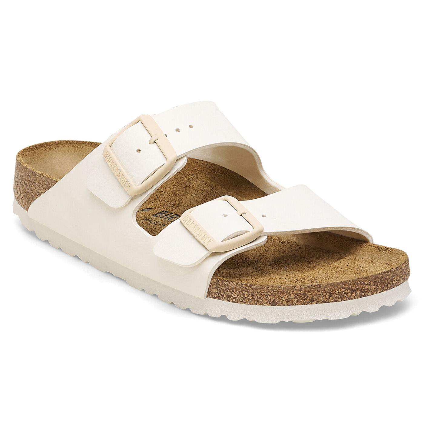 Arizona Bs Eggshell Narrow Fit - Sandali Donna Bianchi - Calzata Stretta 1027339  BIRKENSTOCK 