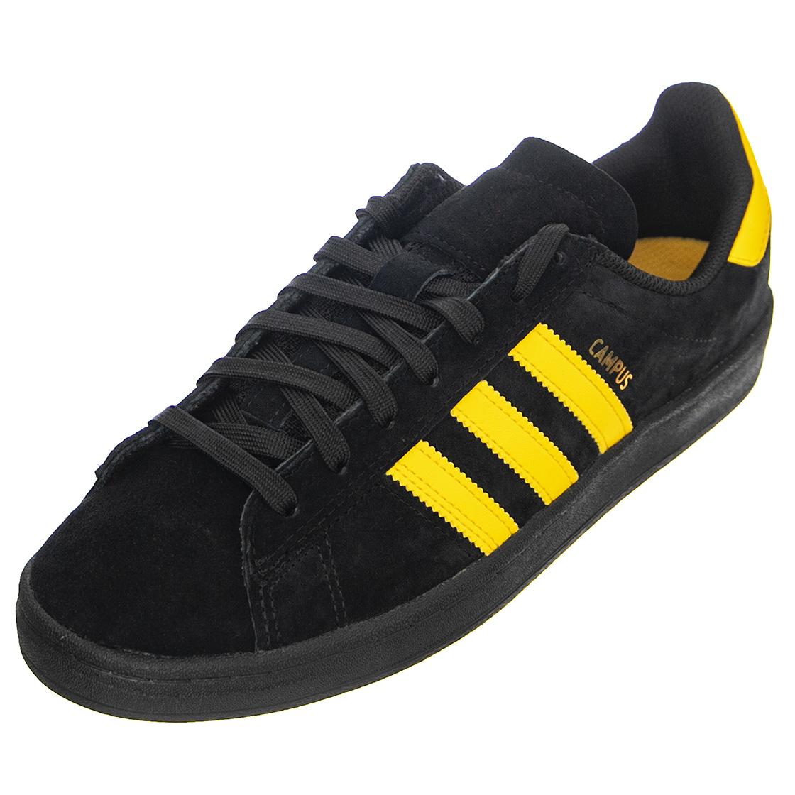 Campus Black / Gold / Black - Scarpe Stringate Profilo Basso Uomo Nere 259656_1  ADIDAS 