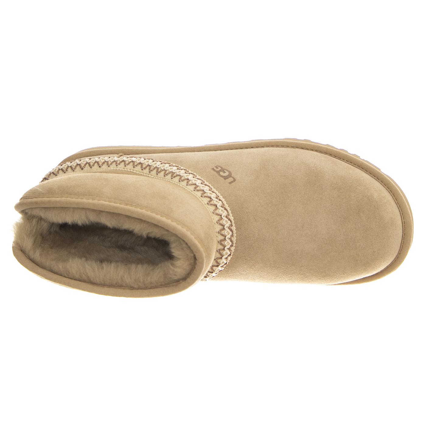 W Classic Mini Crescent Mustard Seed - Stivali Donna Beige UGSCLMCRMDSD1158262W  UGG 