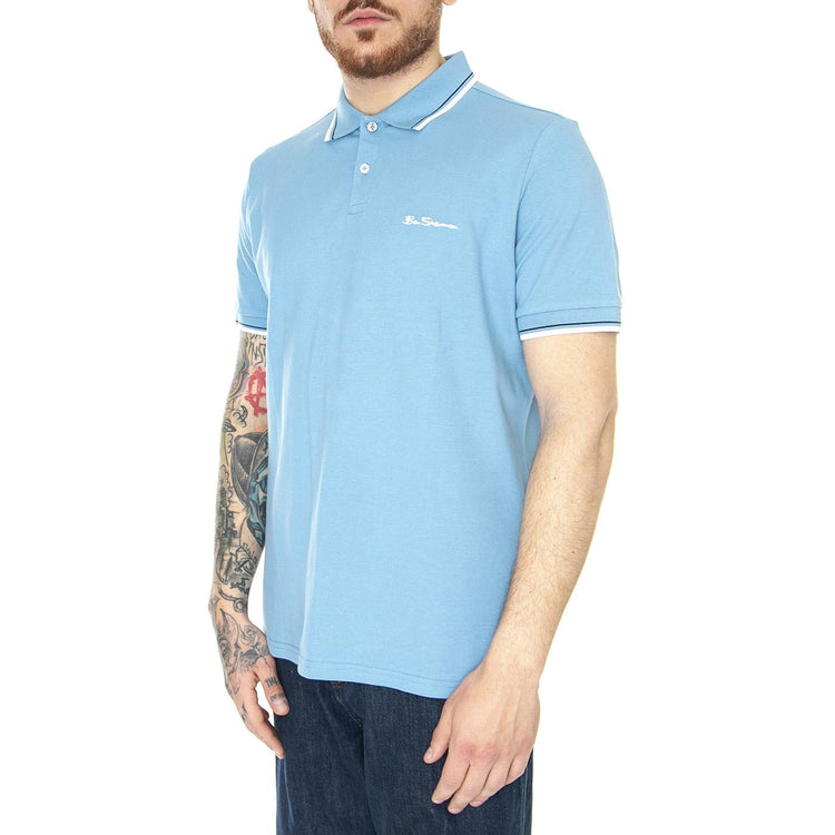 Signature Polo Kingfisher - Polo Uomo Blu 59310-679  BEN SHERMAN 