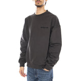 Embroidered Heavy Weight Crew Washed Black - Sudadera Cuello Redondo Hombre Negra BRIXTON