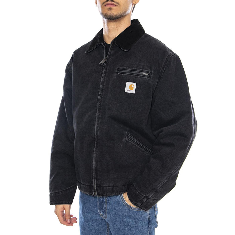 OG Detroit Jacket Black / Black - Giacca Uomo Nera I035878.00E06  CARHARTT WIP 