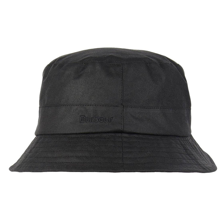 Wax Sports Hat Black - Cappello da Pescatore Barbour Nero FW22-MHA0001-BK91  BARBOUR 