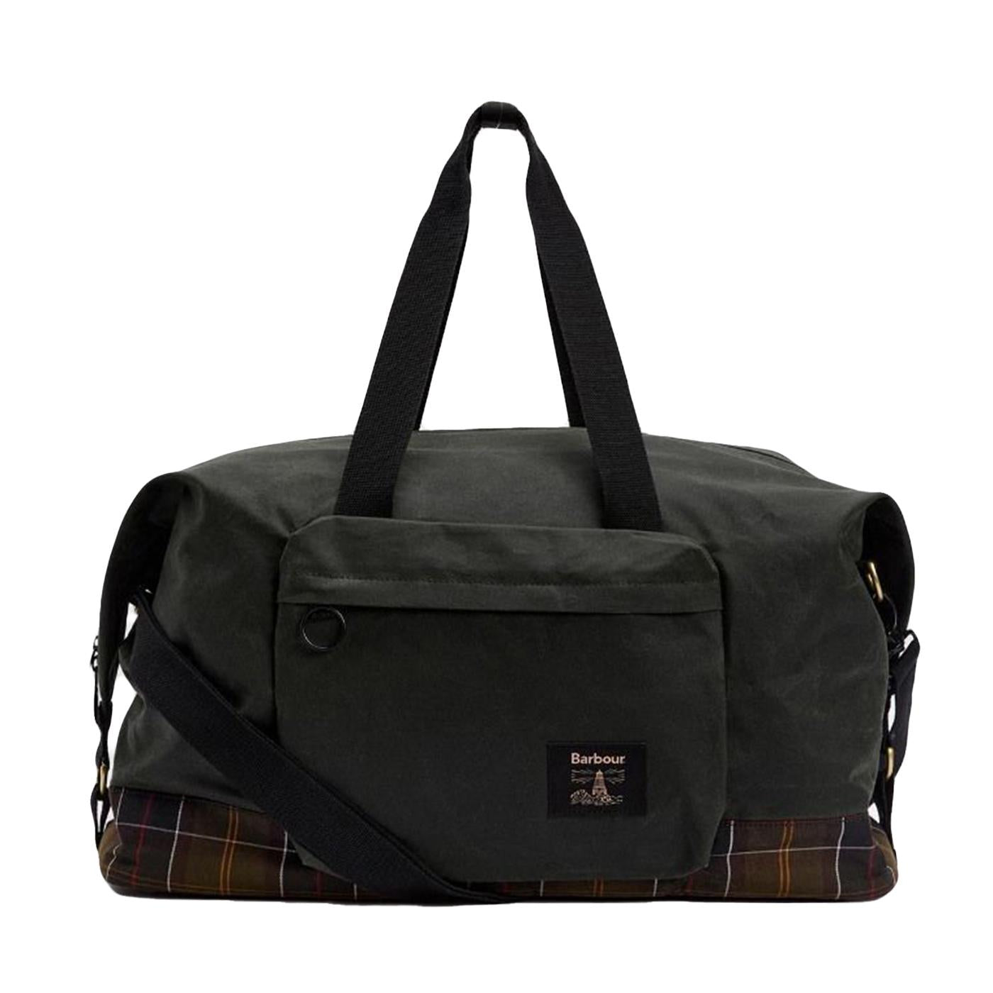 Field Wax Holdall Sage - Borsa a Tracolla Verde UBA0715 SG91 BARBOUR 