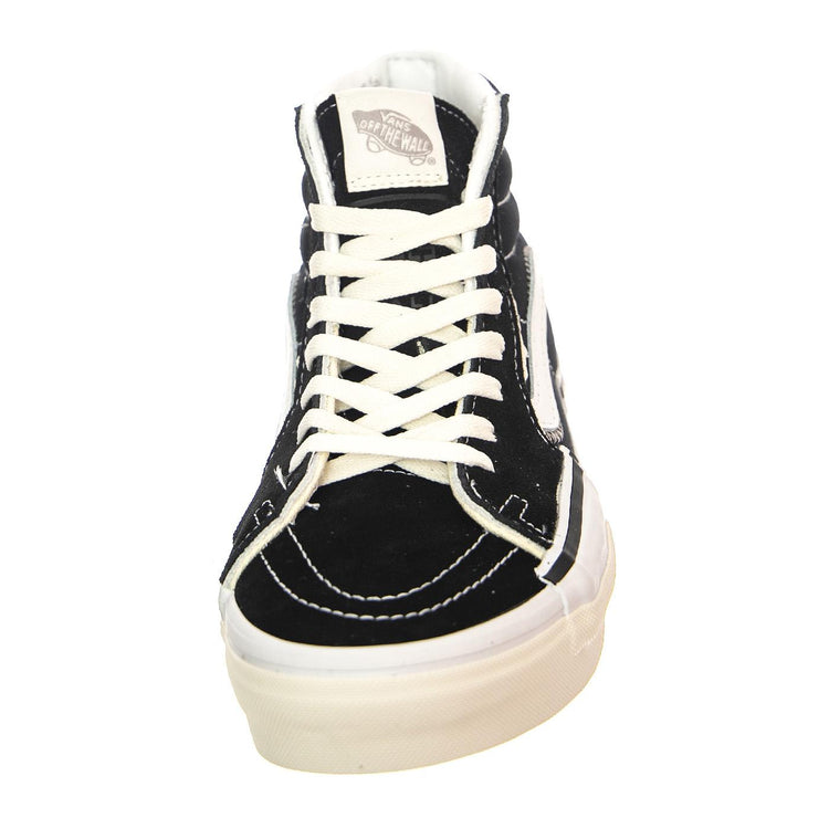 SK8-Hi Reconstruct Black / True White - Scarpe Stringate Profilo Alto Uomo Nere VN0005UK6BT1  VANS 