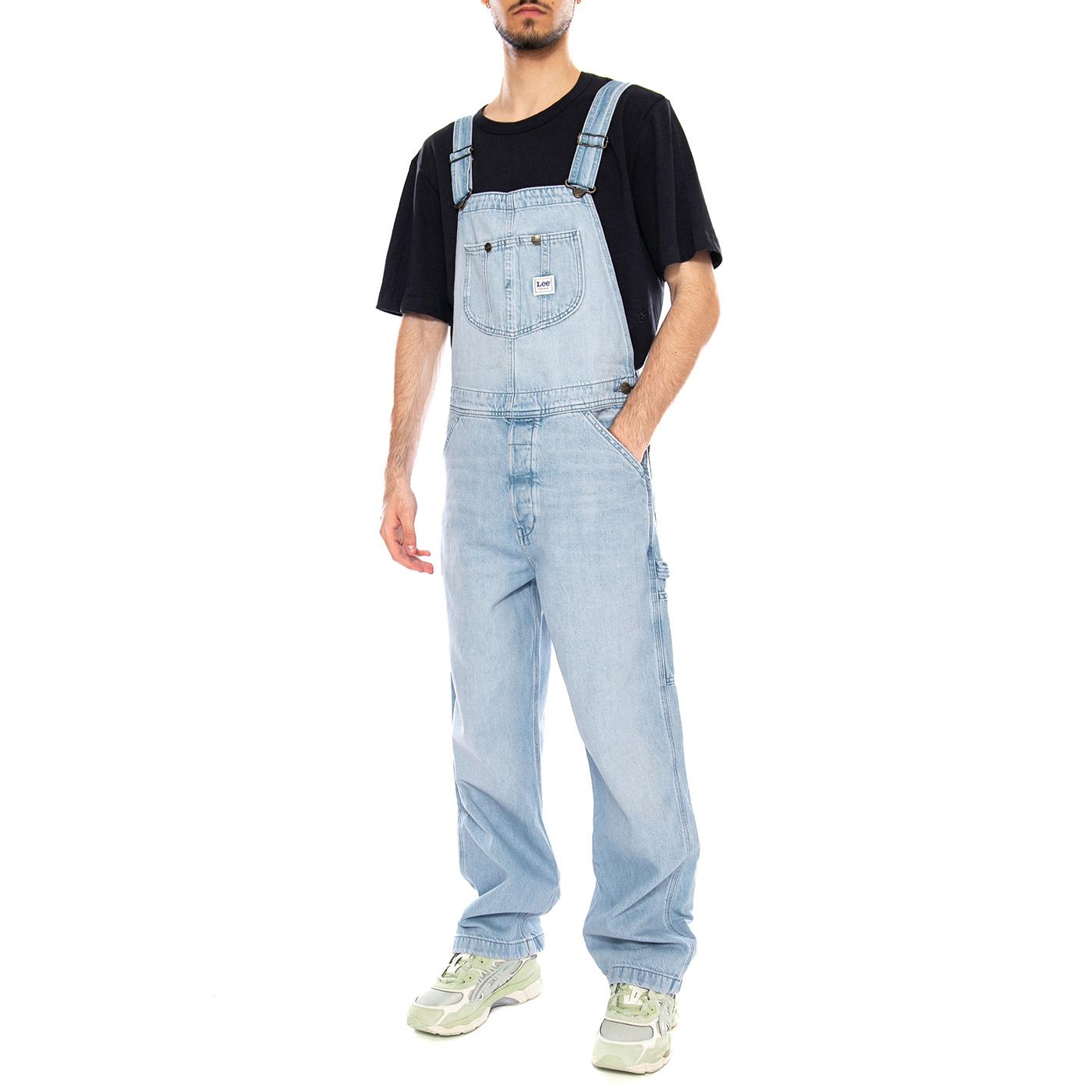 WORKWEAR BIB JUST ME - Salopette Denim Jeans Uomo Blu 112376913 BL LEE 