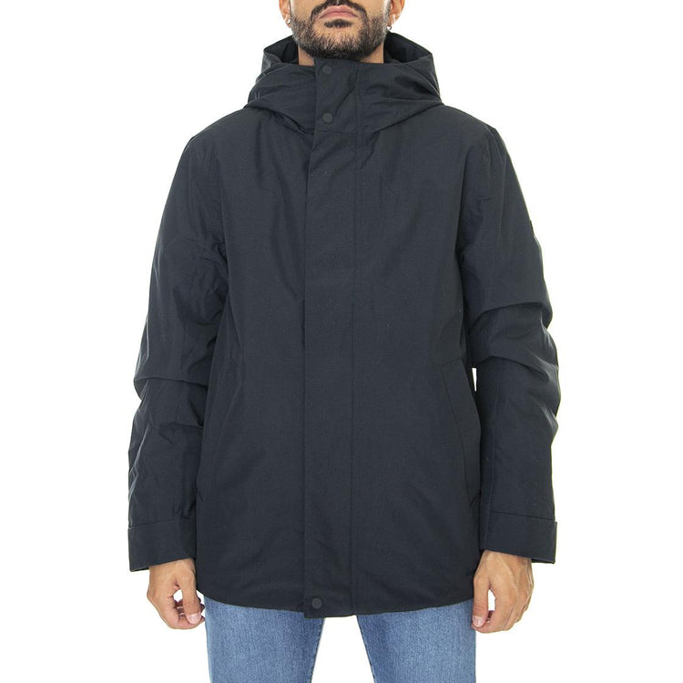 M´s Jacket Barnard Dark Navy Taslan - Giacca Invernale con Cappuccio Uomo Blu 330100-240  ELVINE 