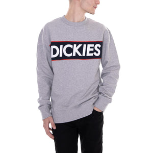 Elberon Melange Grey - Felpa Girocollo Uomo Grigia 02 200214-GYM . DICKIES 