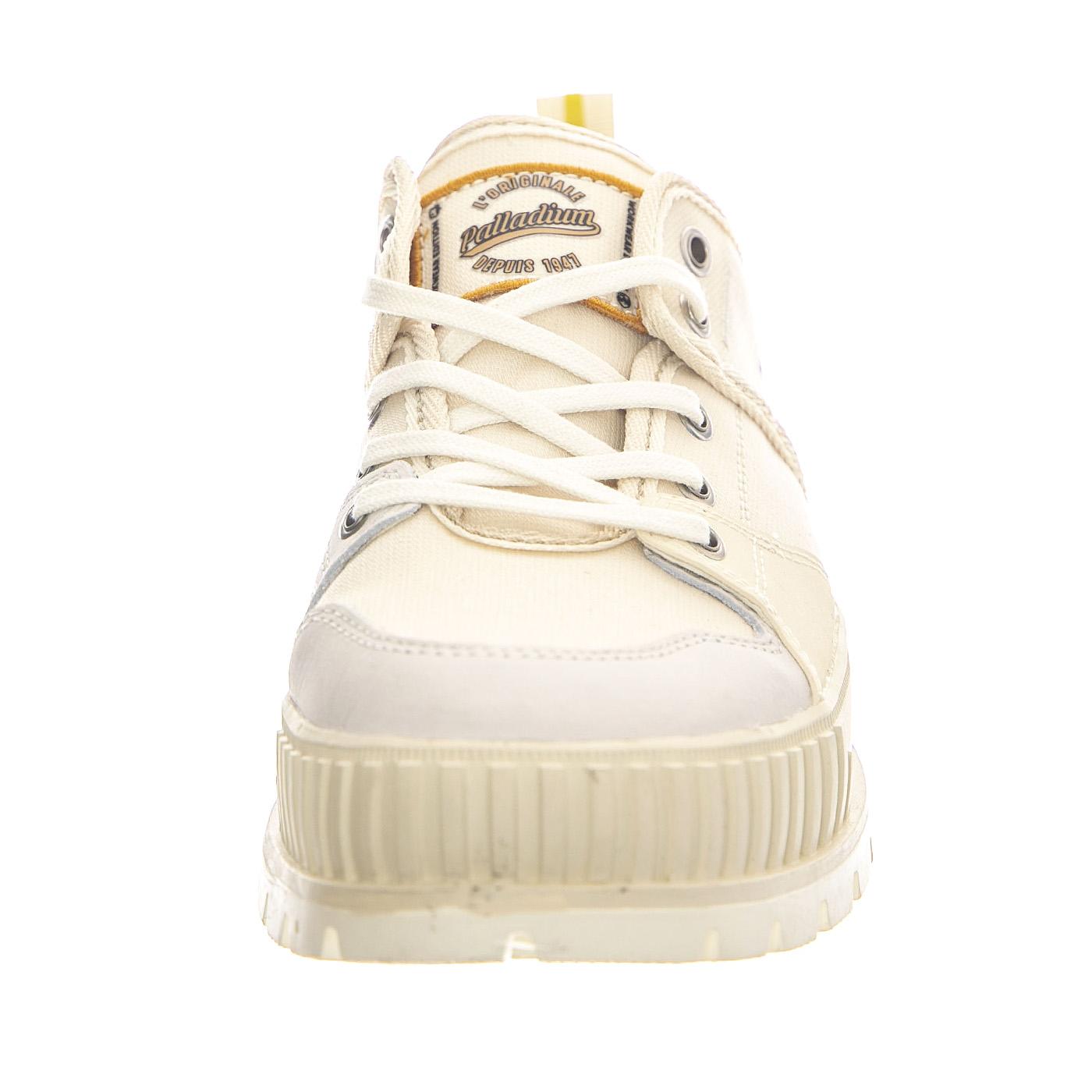 Pallashock Lo WW Cream White - Scarpe Profilo Basso Uomo Beige PAS78566-180-M  PALLADIUM 