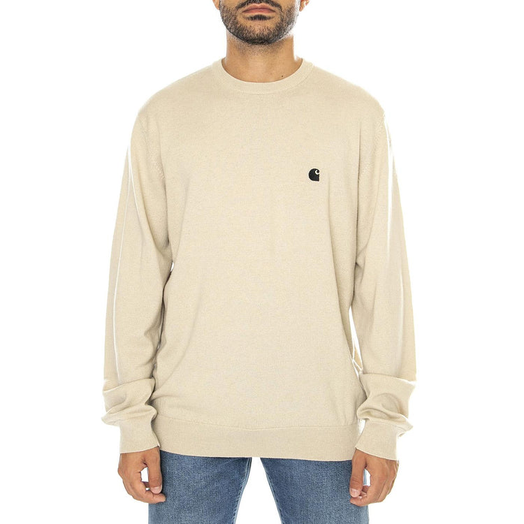 Madison Sweater Wall / Black - Maglione Girocollo Uomo Beige I030841.AWXX  CARHARTT WIP 