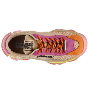 Zoomz Nat / Org - Scarpe Stringate Profilo Basso Donna Multicolore SMPZOOMZ-NAT  STEVE MADDEN 