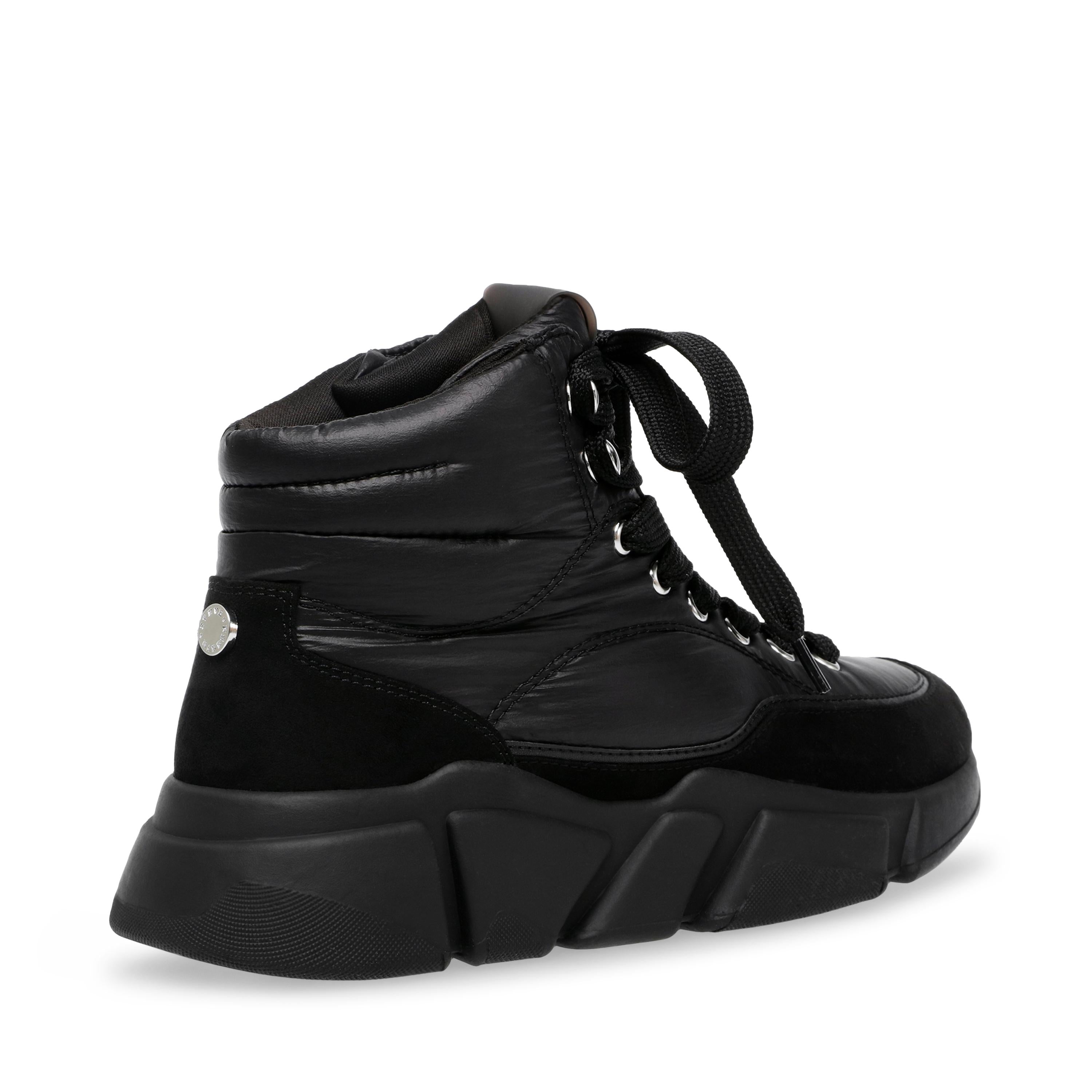 Gameplan Black - Stivaletti Stringati Profilo alla Caviglia Donna Neri SMPGAMEPLAN-BLA  STEVE MADDEN 