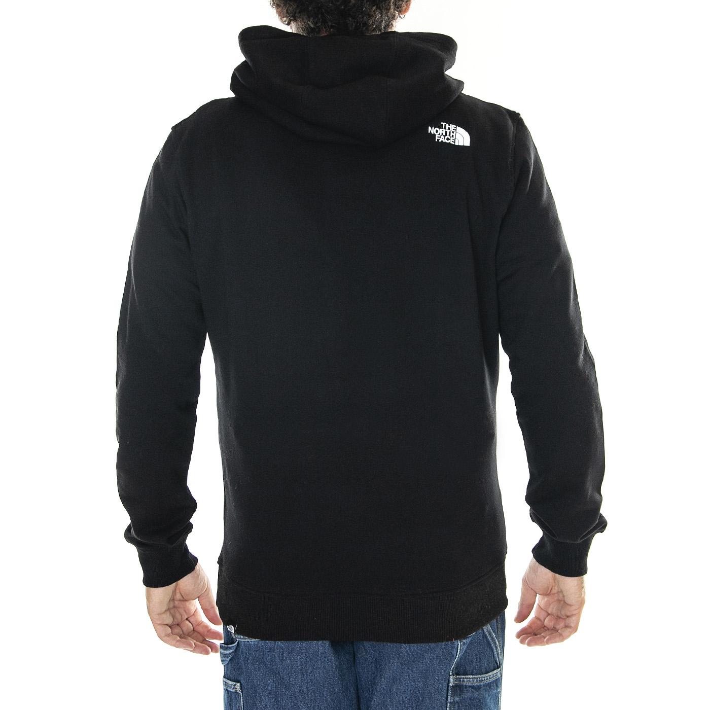 M Simple Dome Hoodie Tnf Black - Felpa con Cappuccio Uomo Nera NF0A7X1JJK31  THE NORTH FACE 
