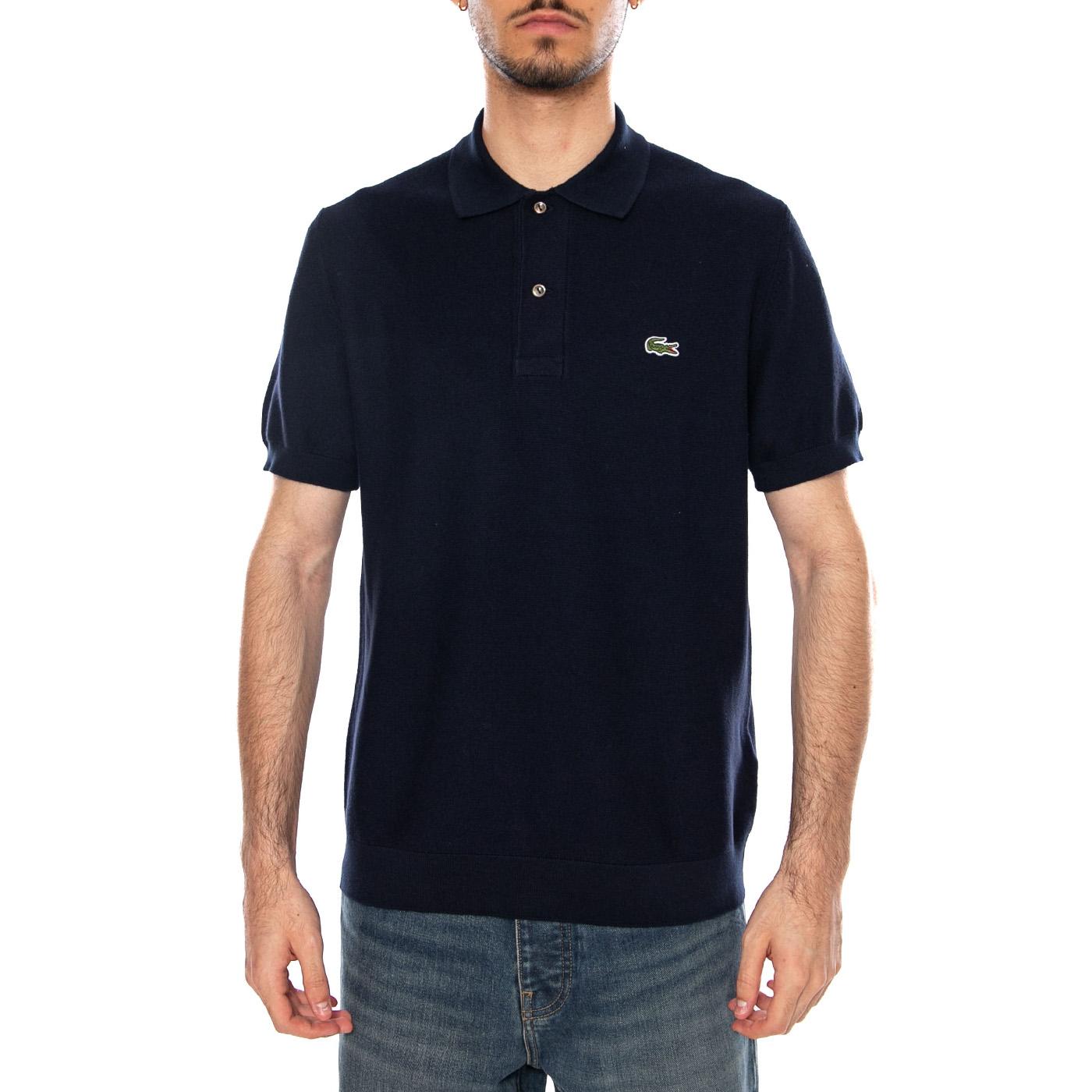 POLO LACOSTE IN MAGLIA - Polo Lacoste Uomo Blue AH1043 166 LACOSTE 