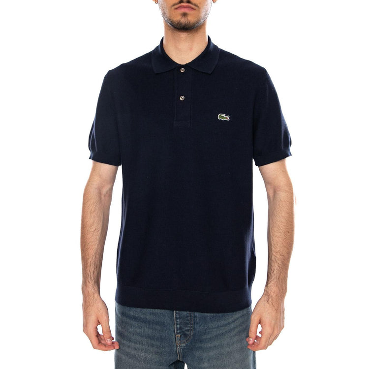 POLO LACOSTE IN MAGLIA - Polo Lacoste Uomo Blue AH1043 166 LACOSTE 