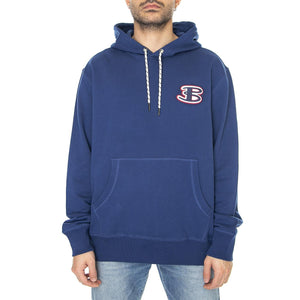 Hoodie With Logo Ink - Felpa con Cappuccio Uomo Blu 61625-974  BEN SHERMAN 
