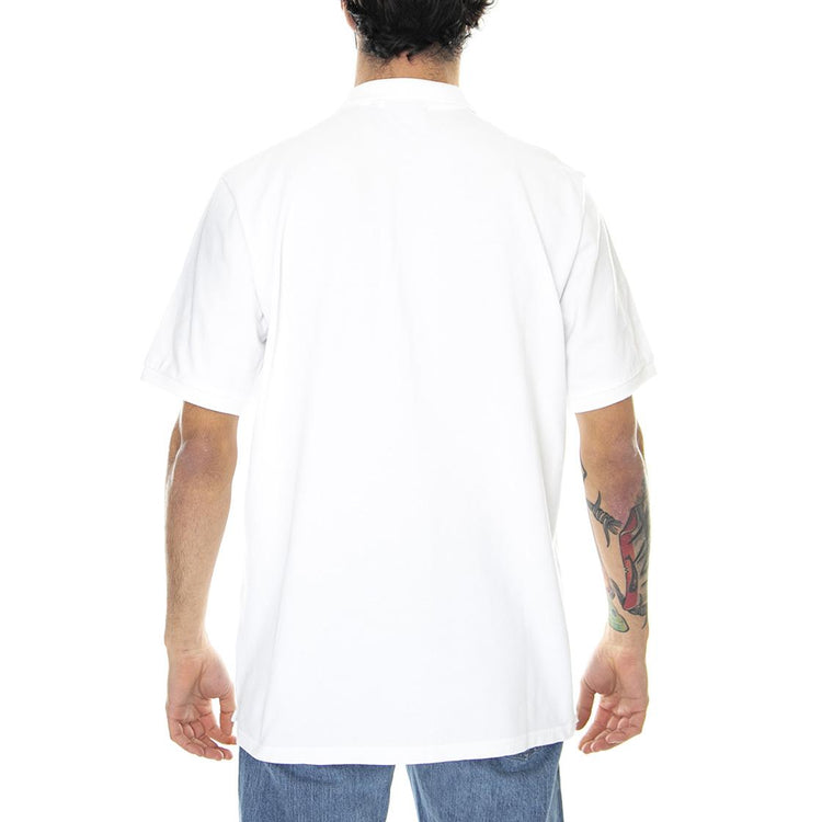 S/S Chase Pique Polo Thyme / Gold - Polo Uomo Bianca I023807-00RXX  CARHARTT WIP 