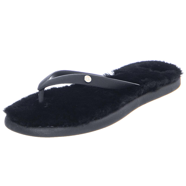Womens Fluffie II Black Sandals UGSFLUFBK1099835W  UGG 