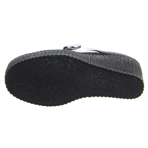 Wedge Wulfurn Ankle Boot Black Patent - Scarpe Stringate Profilo Alto Donna Nere 11862  UNDERGROUND 